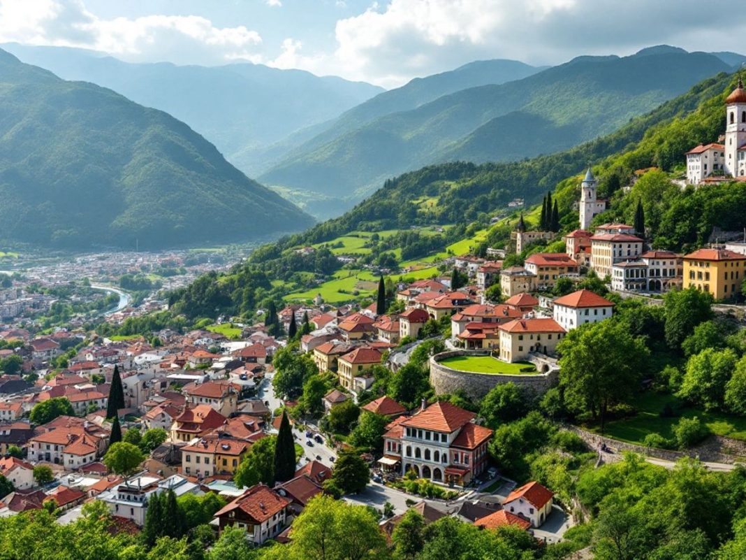 Scenic view of the Western Balkans landscape.