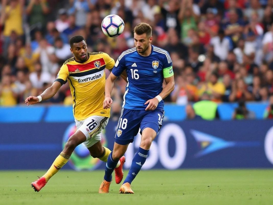 Bosnia and Herzegovina vs Germany football match action.