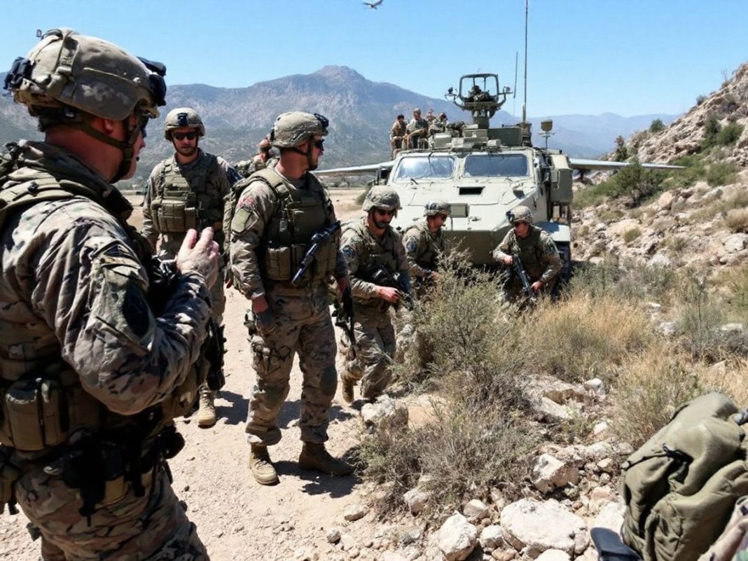 NATO soldiers training in Greece during Ramstein Flag 2024.