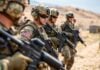 US and Montenegrin soldiers train together.