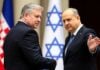 Croatian president turns away from Israeli foreign minister.